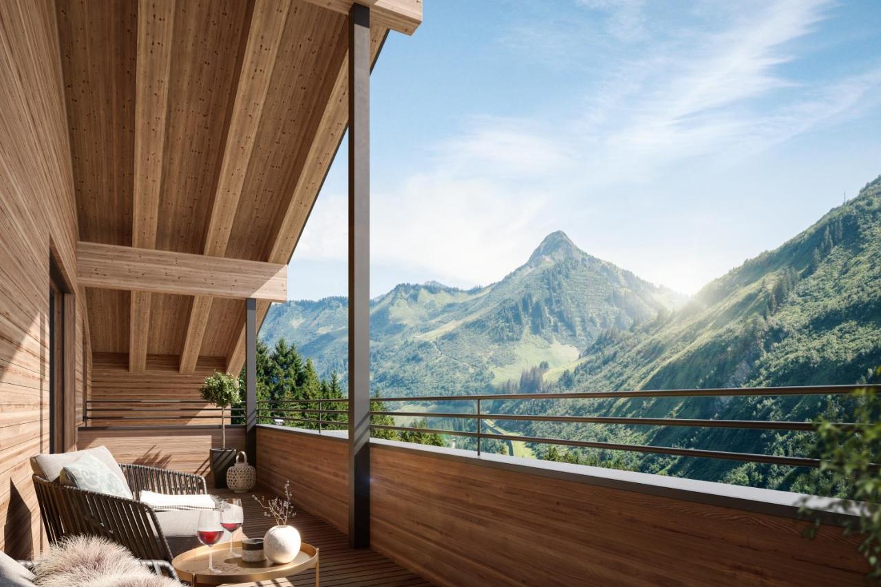 Alpenstolz Damuels Haus 3 - Stilvoll Urlauben In Den Bergen Appartement Buitenkant foto